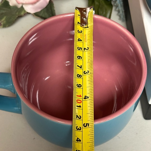 Ceramic ceramic oversized latte mugs or Oatmeal cups - Picture 6 of 11